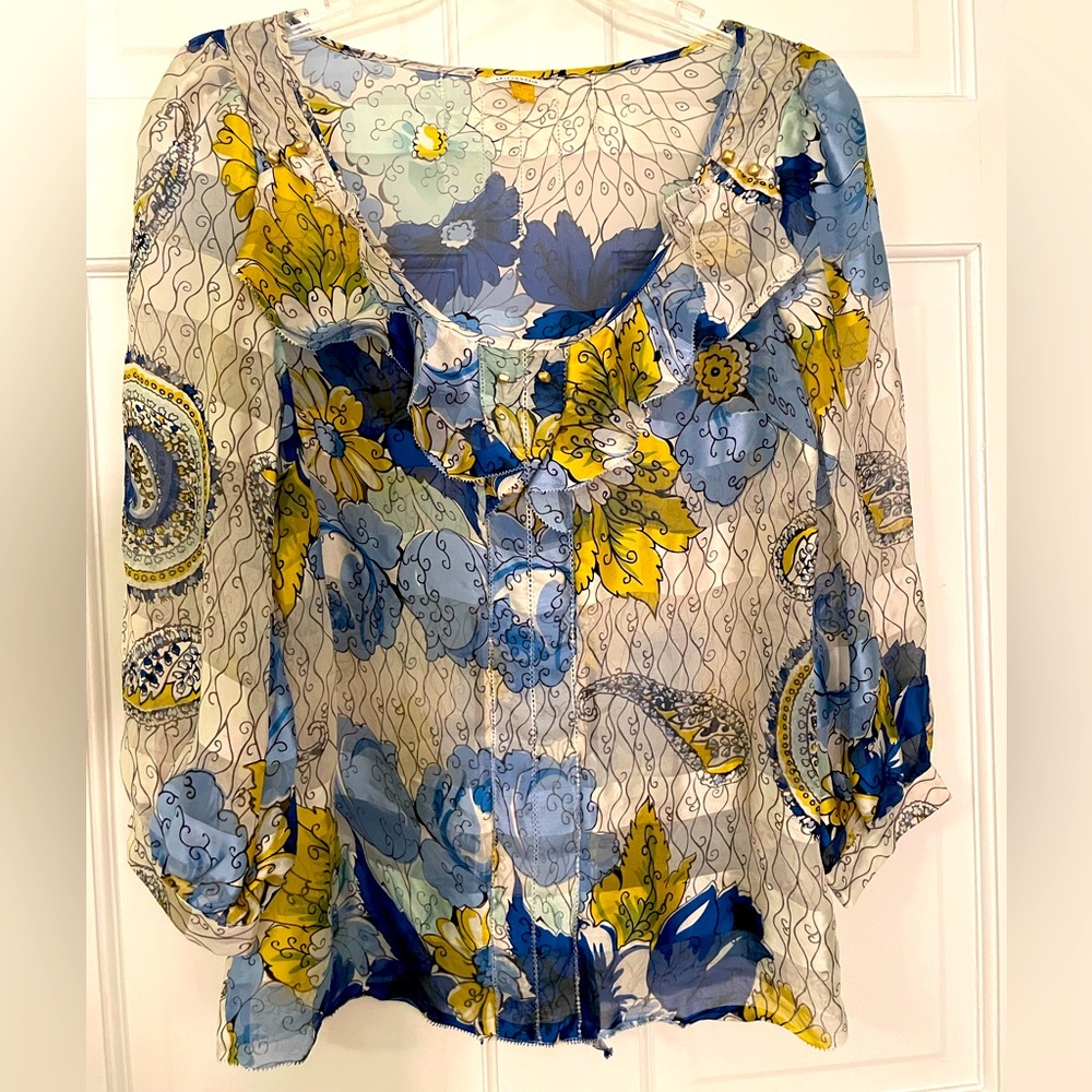 LEIFSDOTTIR EUC 100% silk, beautiful in every way. Size 2